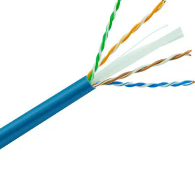 Insulation HDPE Cat6 Ethernet Cable Cat6 F UTP Low Crosstalk Lan Cable