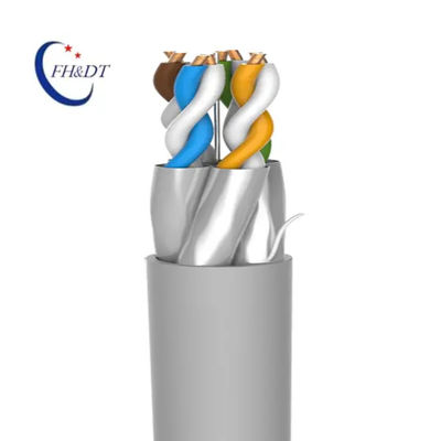 Good price Low Crosstalk U-FTP Shielded Cat6a Lan Ethernet Cable PVC LSZH Jacket online